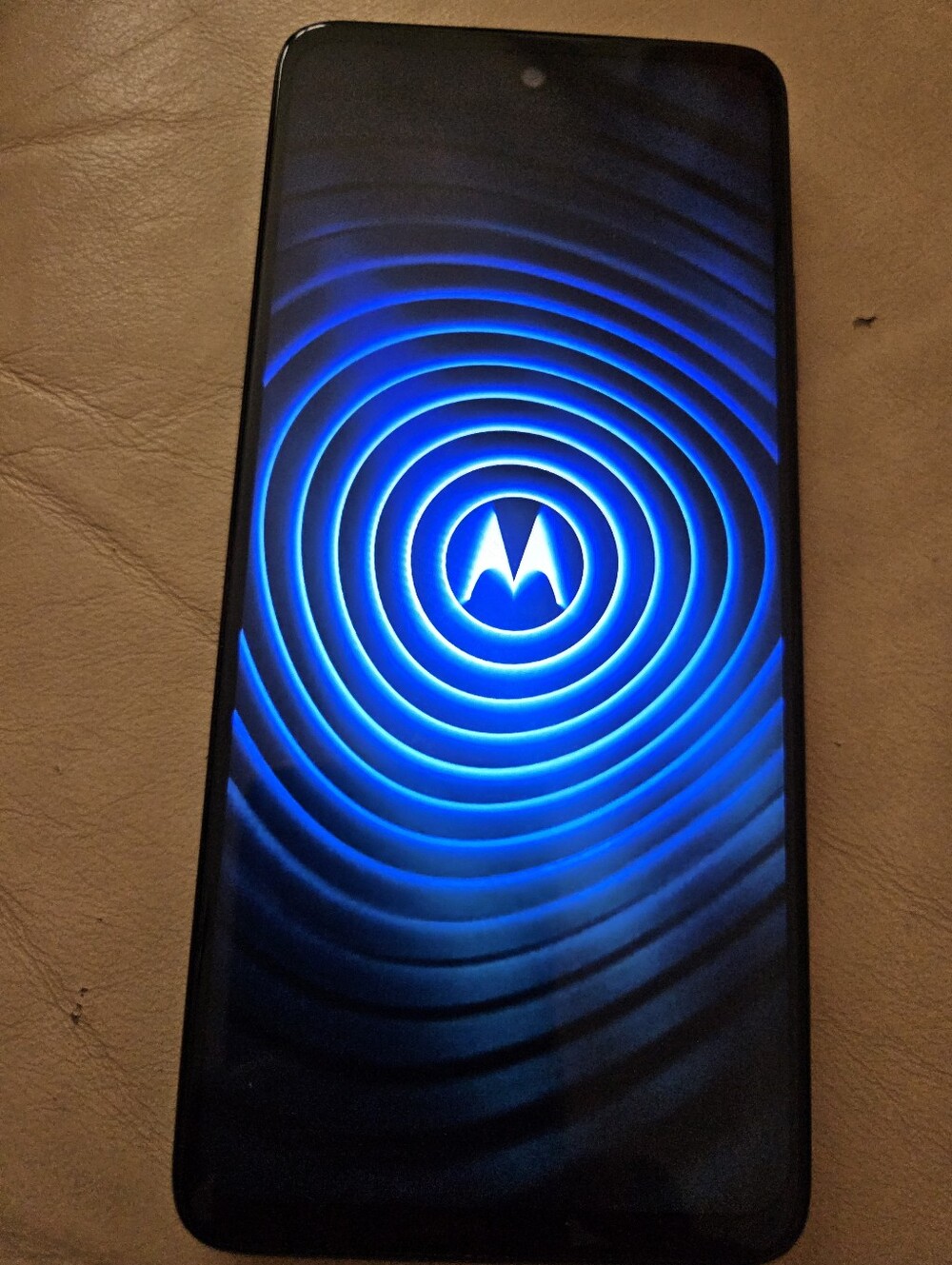 Motorola Smartphone - Blue Display